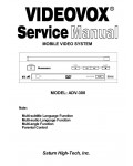 Сервисная инструкция VIDEOVOX ADV-300