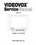 Сервисная инструкция VIDEOVOX ADV-300C