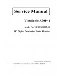 Сервисная инструкция Viewsonic A90F+-1 (VCDTS23307-2R)