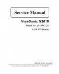 Сервисная инструкция Viewsonic N2010-2E