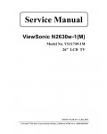 Сервисная инструкция Viewsonic N2630W-1M