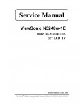 Сервисная инструкция Viewsonic N3246W-1E