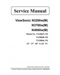 Сервисная инструкция Viewsonic N3760W-1