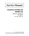 Сервисная инструкция Viewsonic N3760W-2E