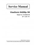 Сервисная инструкция Viewsonic N4280P-1M
