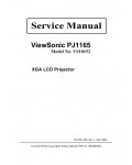 Сервисная инструкция Viewsonic PJ1165