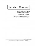 Сервисная инструкция Viewsonic Q7 (VS10807)