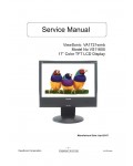 Сервисная инструкция Viewsonic VA1721WMB (VS11605)