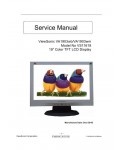 Сервисная инструкция Viewsonic VA1903WB VA1903WM (VS11618)