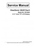 Сервисная инструкция Viewsonic VA2213W (VS12506)