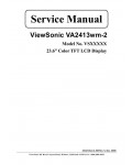 Сервисная инструкция Viewsonic VA2413WM-2