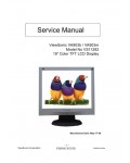 Сервисная инструкция Viewsonic VA903B, VA903M (VS11282)