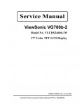 Сервисная инструкция Viewsonic VG700B-2 (VLCDS24606-1W)