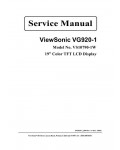Сервисная инструкция Viewsonic VG920-1 (VS10790-1W)