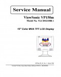 Сервисная инструкция Viewsonic VP150M (VLCDS21588-1)