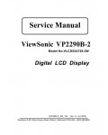 Сервисная инструкция Viewsonic VP2290B-2 (VLCDS24728-2W)