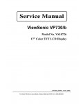 Сервисная инструкция Viewsonic VP730, VP730B (VS10726)