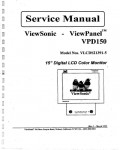 Сервисная инструкция Viewsonic VPD150 (VLCDS21391-5)