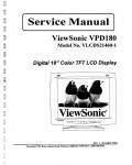 Сервисная инструкция Viewsonic VPD180 (VLCDS21460-1)