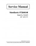 Сервисная инструкция Viewsonic VT2645-M (VS12675)