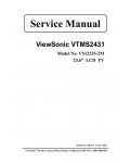 Сервисная инструкция Viewsonic VTMS2431