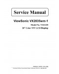Сервисная инструкция Viewsonic VX2035WM-1 (VS11435)