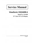 Сервисная инструкция Viewsonic VX2240W-4 (VS11985)