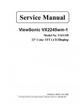 Сервисная инструкция Viewsonic VX2245WM-1 (VS11349)
