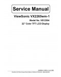 Сервисная инструкция Viewsonic VX2265WM-1 (VS12394)
