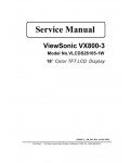 Сервисная инструкция Viewsonic VX800-3 (VLCDS26105-1W)