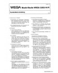 Сервисная инструкция WEGA 3203-HIFI-MUSIK-STUDIO