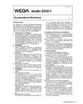 Сервисная инструкция WEGA 3210-1-STUDIO