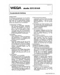 Сервисная инструкция WEGA 3213B-HIFI-STUDIO