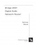Сервисная инструкция WHEATSTONE BRIDGE-2001
