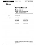 Сервисная инструкция Whirlpool ACH-988