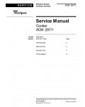 Сервисная инструкция Whirlpool ACM-297