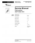 Сервисная инструкция Whirlpool ADP-4520