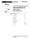 Сервисная инструкция Whirlpool ADP-905-3WH