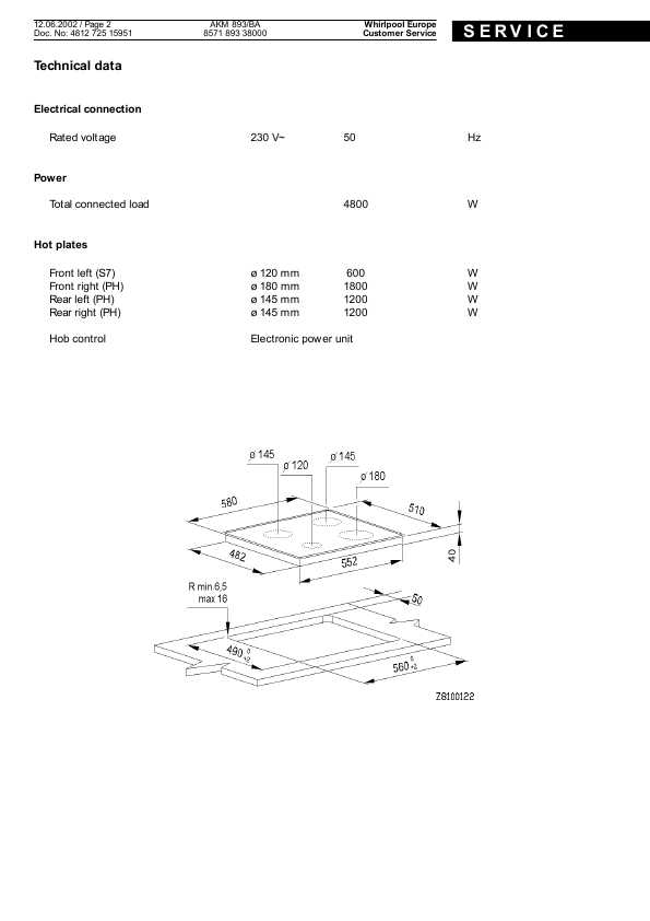 Сервисная инструкция Whirlpool AKM-893