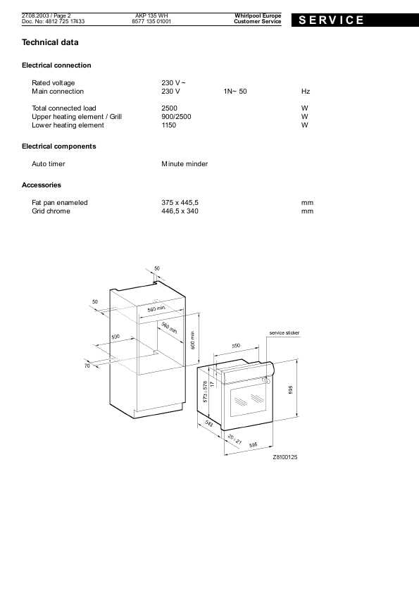 Сервисная инструкция Whirlpool AKP-135