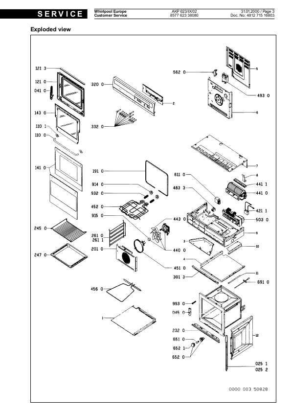 Сервисная инструкция Whirlpool AKP-623