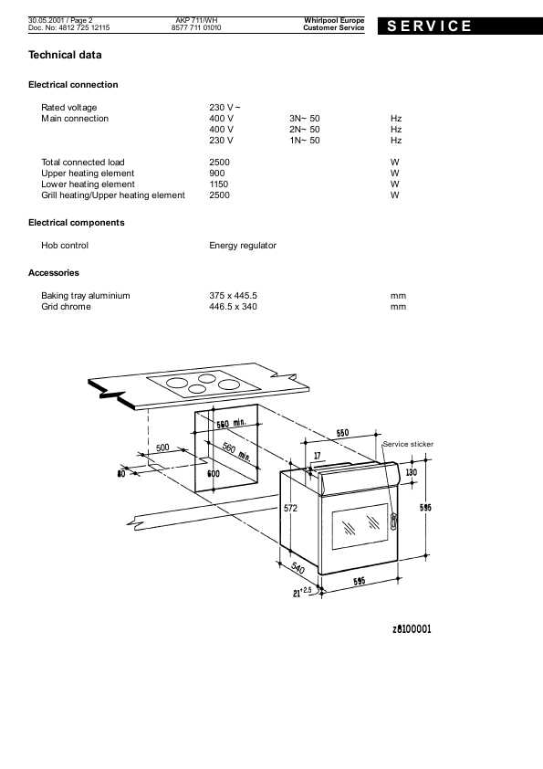 Сервисная инструкция Whirlpool AKP-711