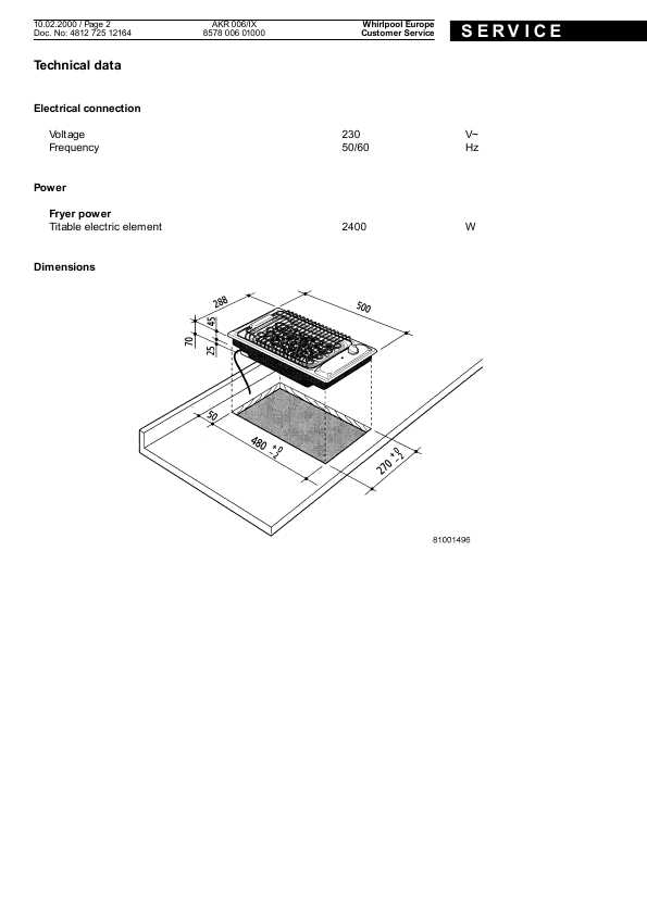 Сервисная инструкция Whirlpool AKR-006