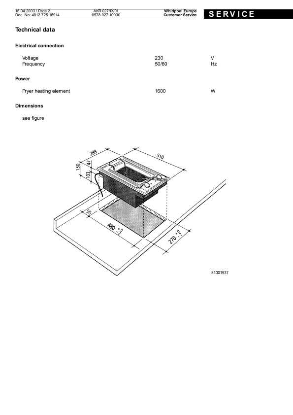 Сервисная инструкция Whirlpool AKR-027