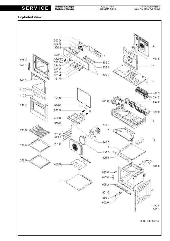 Сервисная инструкция Whirlpool AKZ-231