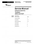 Сервисная инструкция Whirlpool AWG-007