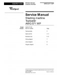 Сервисная инструкция Whirlpool AWG-571