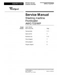 Сервисная инструкция Whirlpool AWG-723
