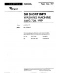 Сервисная инструкция Whirlpool AWG-729
