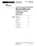 Сервисная инструкция Whirlpool AWG-751